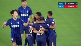 海港9分钟3球客场3-2逆转三镇 安佩姆双响魏震连场破门 海港9分钟3球客场3-2逆转三镇 安佩姆双响魏震连场破门